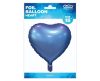 Matt Violet Heart, Purple Heart foil balloon 37 cm