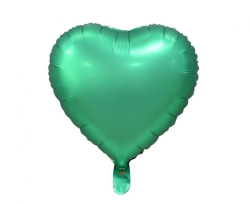 Matt Green Heart, Green Heart foil balloon 37 cm