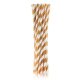 rose gold paper straw 24 pieces