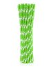 Green Polka Dots Paper Straw (24 pieces)