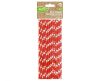 Red Polka Dots Paper Straw (24 pieces)