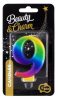 Colour 9-inch Galaxy number candle, cake candle