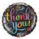 Thank You Chalkboard foil balloon 46 cm
