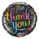 Thank You Chalkboard foil balloon 46 cm