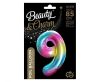 Rainbow Rainbow Number 9 foil balloon 85 cm