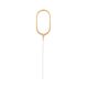Number Gold Gold number 0 sparkler 17 cm