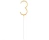 Number Gold Gold Number 3 Sparkler 17 cm