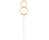 Number Gold Gold Number 8 Sparkler 17 cm