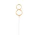 Number Gold Gold Number 8 Sparkler 17 cm