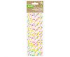 Colour Colorful Dots paper straw pack of 12