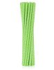 Colour Lime Green Chevron Green Paper Straw Pack of 12