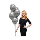 Colour Platinum Grey, Grey Balloon, 7 pieces 12 inch (30 cm)
