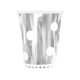 Silver B&C Polka Dots Silver paper cup 6 pcs 266 ml