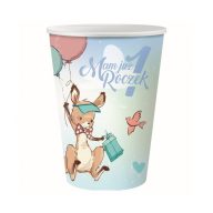 Kangaroo Kangaroo First Birthday Paper Cup 6 pcs 270 ml