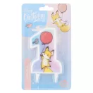 Animals First Birthday Fox, First birthday fox cake candle