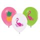 Flamingo Summer air-balloon, balloon 5 pcs 12 inch (30cm)