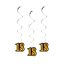 Happy Birthday B&C Happy Birthday 18 Ribbon Decoration Set of 3