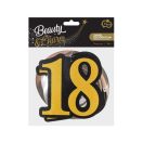 Happy Birthday B&C Happy Birthday 18 Ribbon Decoration Set of 3