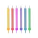 Colour Jumbo Colourful cake candle, candle set 12 pieces