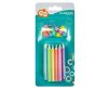 Colour Jumbo Colourful cake candle, candle set 12 pieces