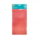 Colour Coral, Coral paper tablecloth 132x183 cm