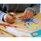 Space Universe colorable photo prop 10-piece set