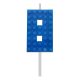 Blocks Blue Blocks Building Block 8 Blue Birthday Candle, Number Candle