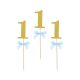 Happy Birthday Blue 1st Birthday Decor Stick 10 pieces