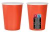 Red Solid Red paper cup 14 pcs 270 ml