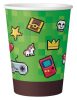 Gamer Game On Paper Cup Set of 6, 200 ml