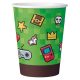 toy Game On paper cup 6 pcs 200 ml