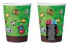 toy Game On paper cup 6 pcs 200 ml