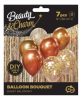 Colour Gold-Copper air-balloon, balloon set 7 pcs 12 inch (30cm)