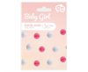 Baby Girl paper pom pom garland 250 cm