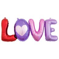 Love Love foil balloon 74x29 cm