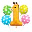 Animals Dots Giraffe Foil Balloon 5-piece Set