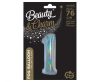 Number Holographic Silver, Silver Number 1 Foil Balloon 76 cm