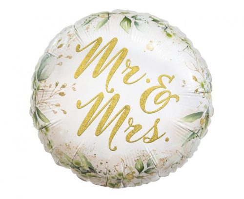 Mr & Mrs, Wedding foil balloon 36 cm