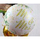 Wedding Mr & Mrs, foil balloon 36 cm