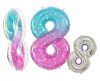 Space Number 8 foil balloon 78 cm