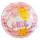 Happy Birthday Baby Girl Foil Balloon 36 cm