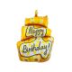 Happy Birthday Cake foil balloon 79 cm