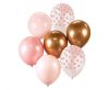 Colour Pink-Copper balloon set of 7 pcs 30cm (12 inch)