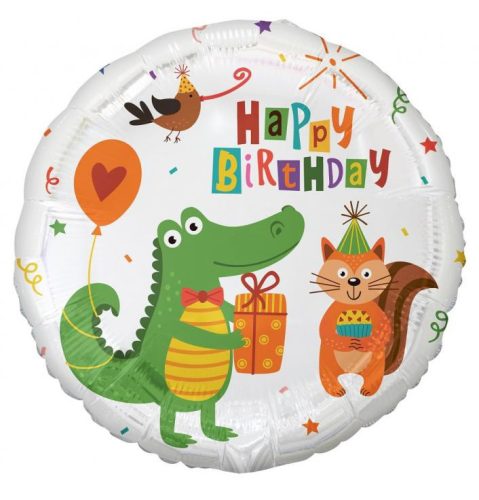 Crocodile Happy Birthday Crocodile foil balloon 36 cm