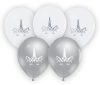 Unicorn silver air-balloon, balloon 5 pcs 12 inch (30cm)