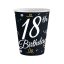 Happy Birthday B&C Happy Birthday 18 paper cups 6 pcs 200 ml
