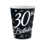 Happy Birthday B&C Happy Birthday 30 Paper Cups, 6 Pack, 200 ml