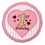 First Birthday Pink foil balloon 36 cm