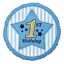 First Birthday Blue foil balloon 36 cm