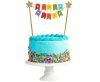 Sto Lat Rainbow cake decoration